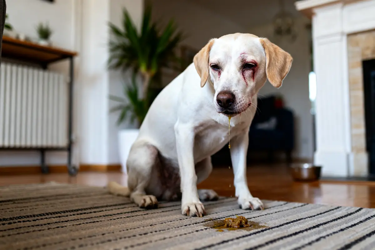 Gastro pour les chiens : Symptômes, causes et traitement