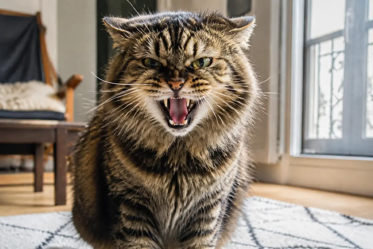 Bruit de chat en colère : Comprendre et apaiser son miaule !